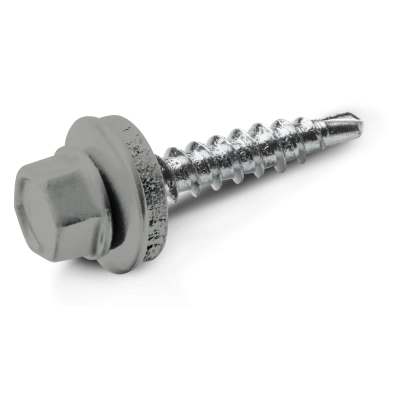 Wkręt farmerski do drewna 4,8x55 mm w kolorze RAL 9006 opakowanie 200 szt.
